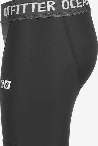 OUTFITTER Skinny Athletic Underwear 'OCEAN FABRICS TAHI' in Black