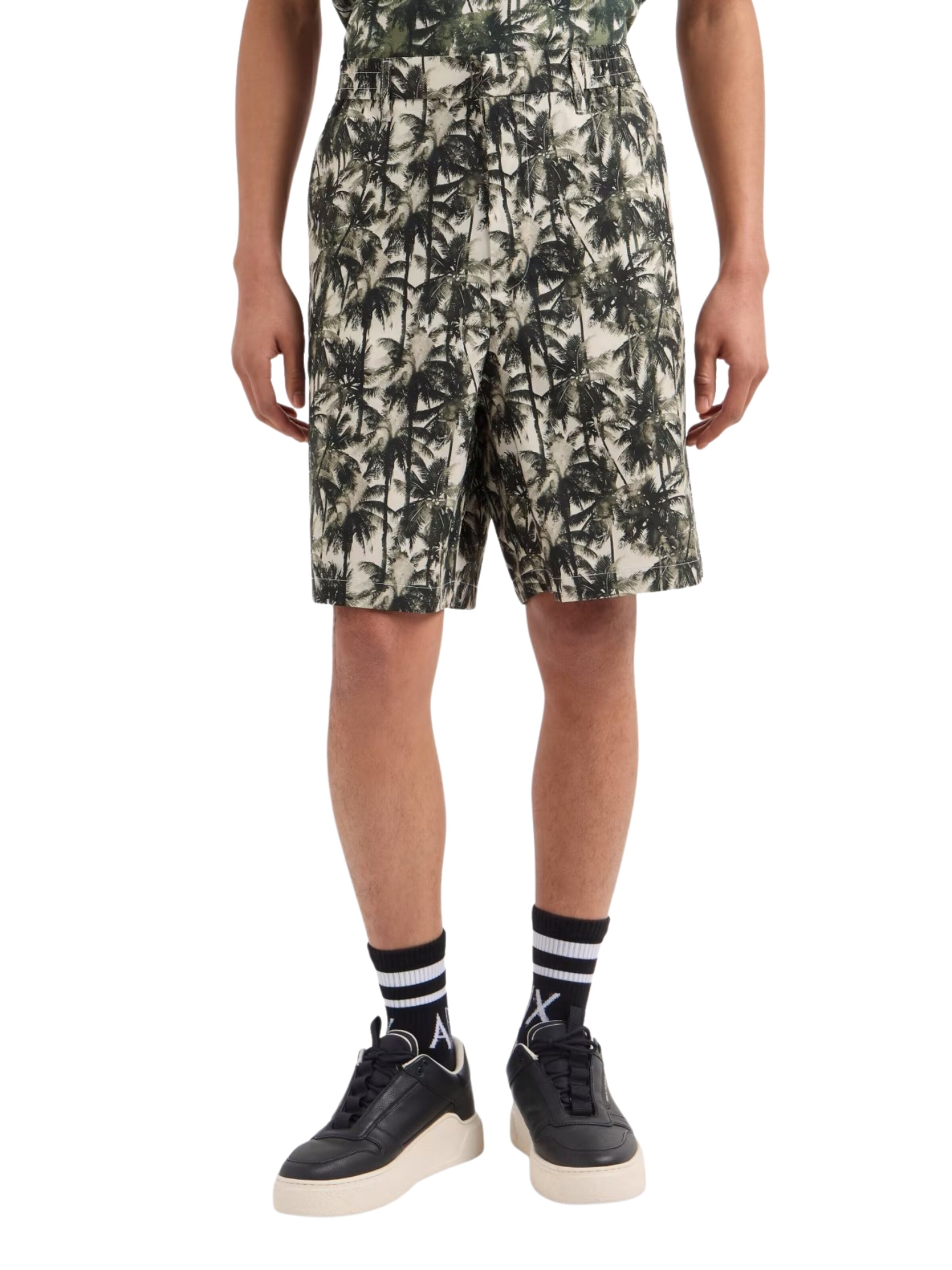 Regular Pantalon ARMANI EXCHANGE en vert : devant