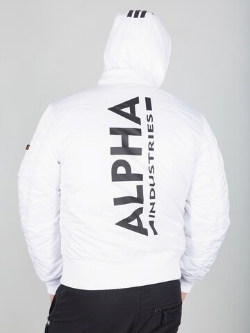 ALPHA INDUSTRIES Übergangsjacke 'MA-1 ZH' in Weiß: Vorderseite