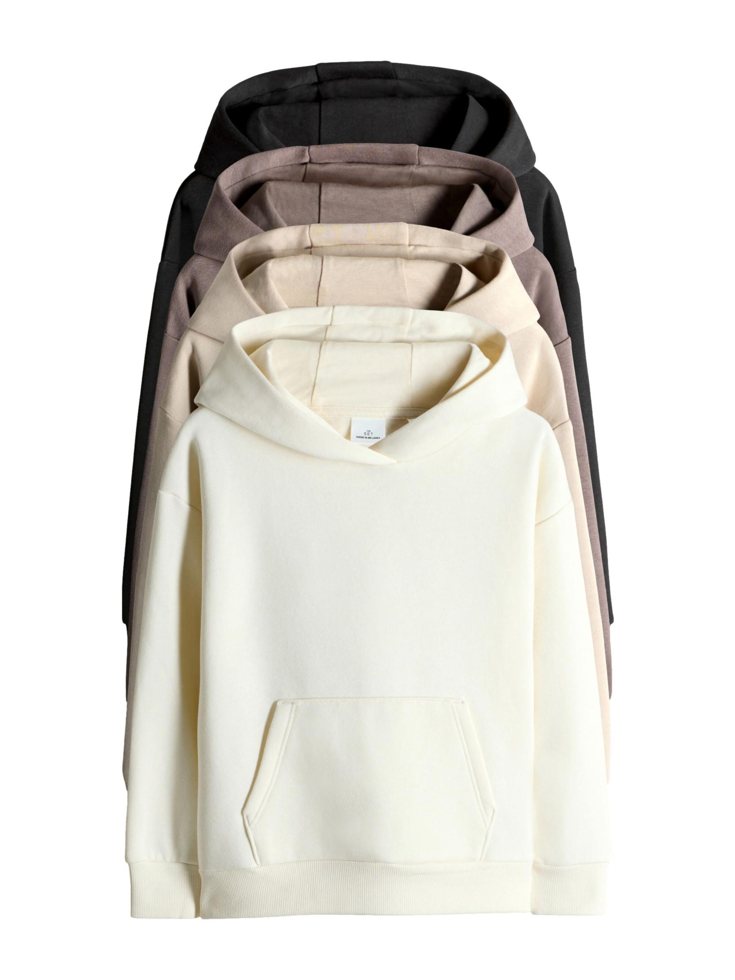The Set Sweatshirt in Beige: Vorderseite