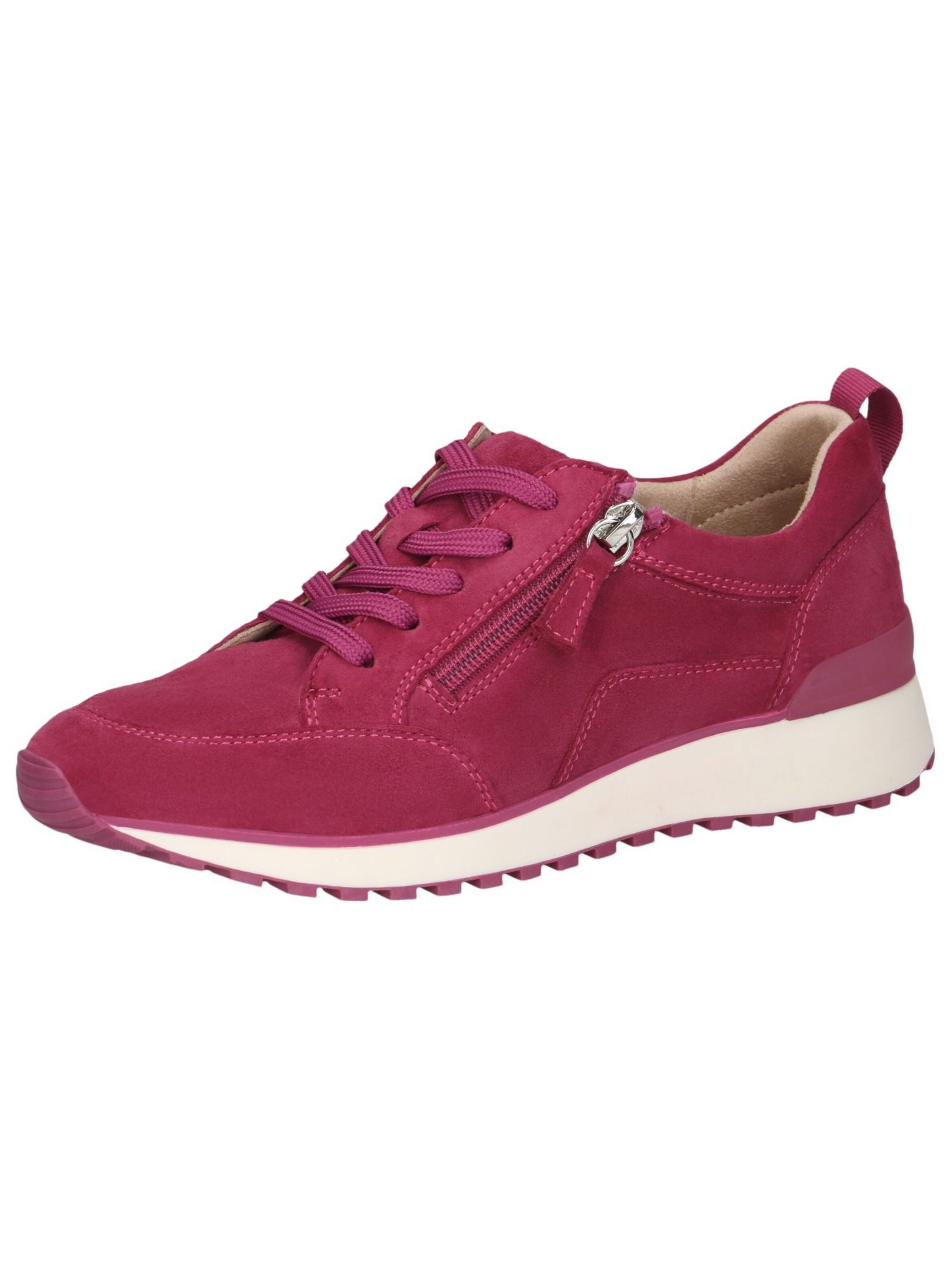 CAPRICE Athletic Lace-Up Shoes in Pink: front