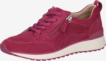 CAPRICE Sportlicher Schnürschuh in Pink: Vorderseite