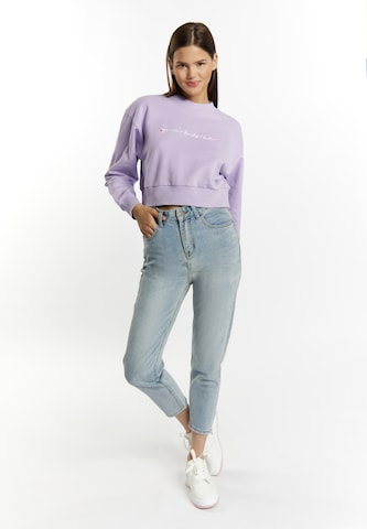 MYMO - Sweatshirt 'Keepsudry' em roxo