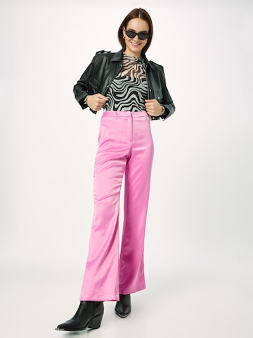 PIECES Boot cut Pants 'MASJA' in Pink