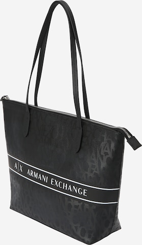 ARMANI EXCHANGE - Shopper en negro: frente