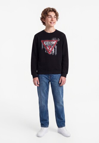 GUESS Sweatshirt in Zwart: voorkant
