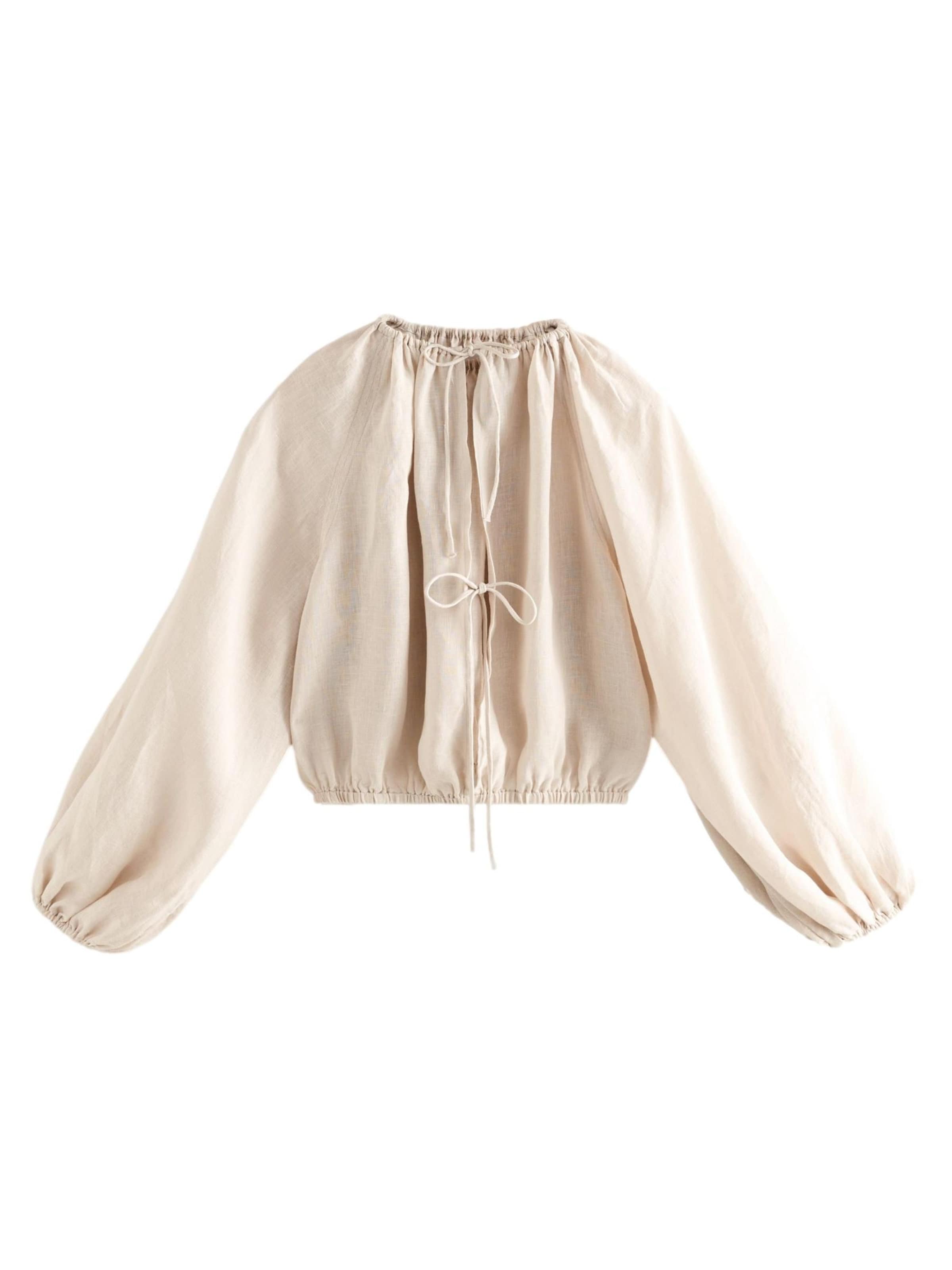 Tricou de la Next pe bej: față