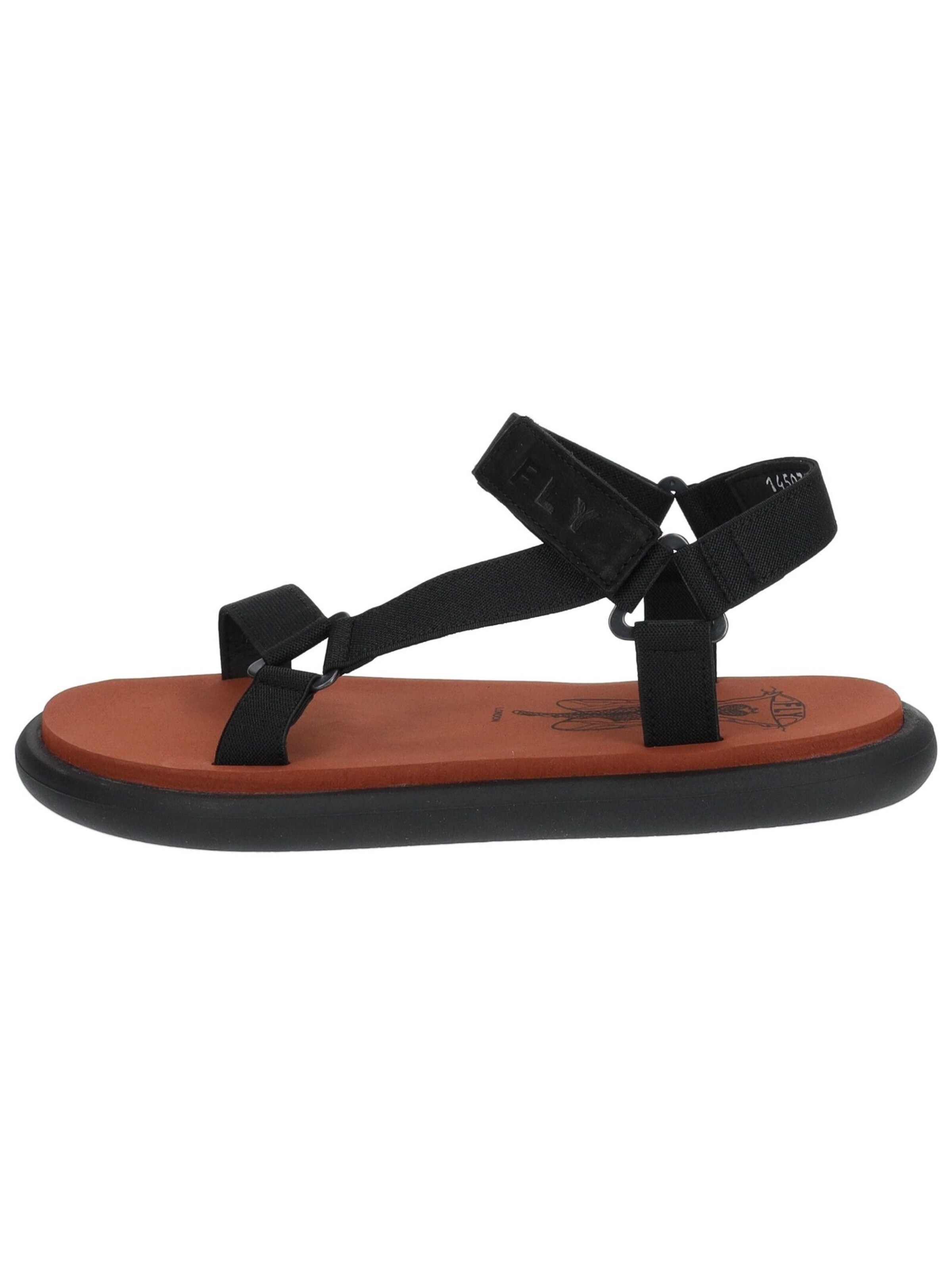 FLY LONDON Strap sandal in Black