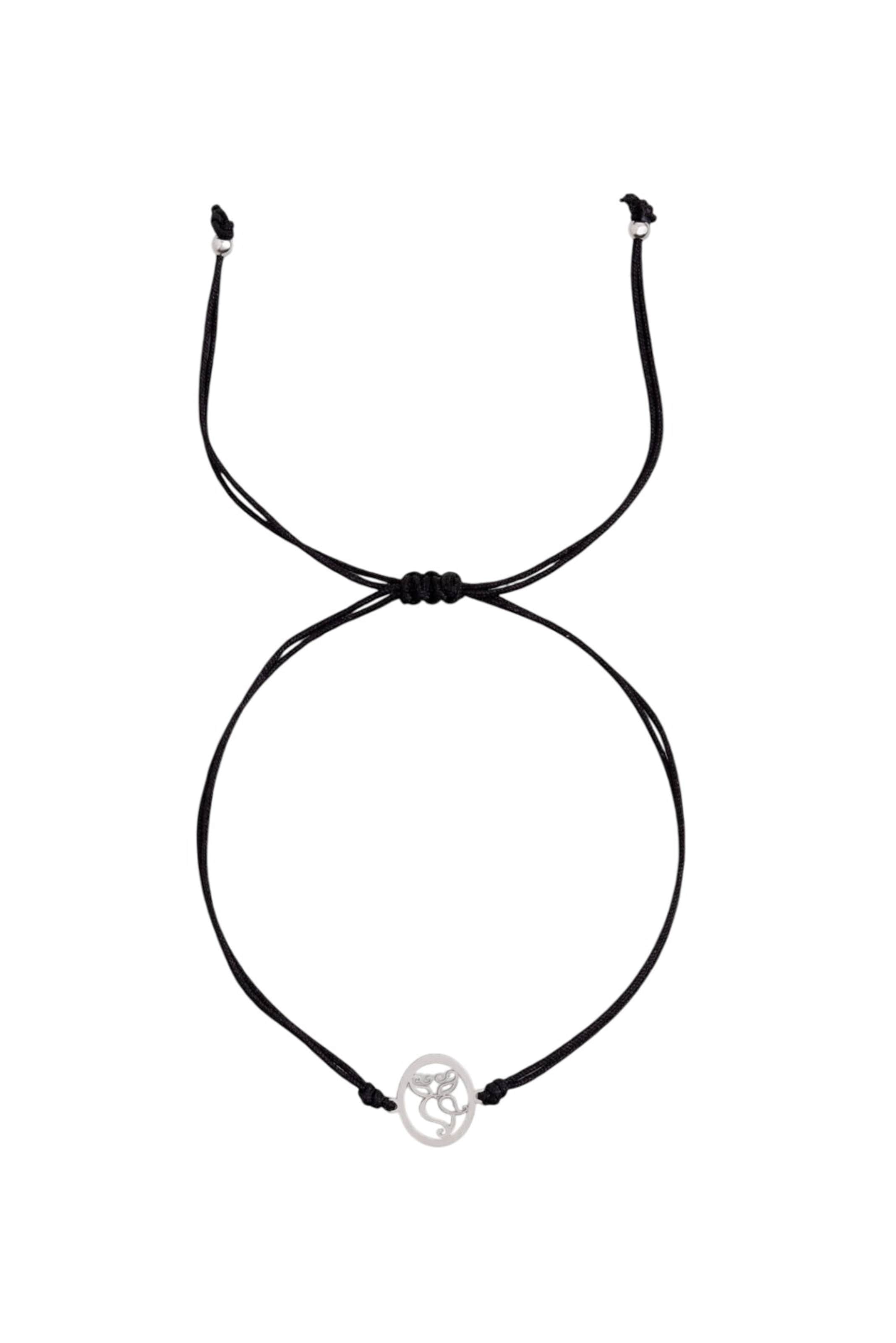 So Chic Armband in schwarz / silber, Produktansicht
