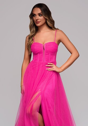 Ombre Evening dress in Pink