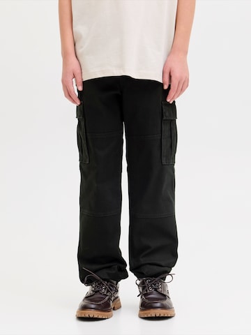JJ Rebel Tapered Hose 'JREBKENNI' in Schwarz: Vorderseite