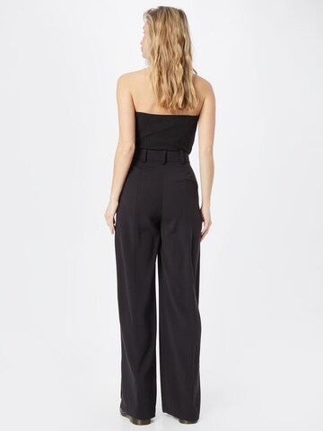 Calvin Klein Loose fit Trousers with creases in Black