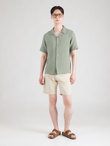 Only & Sons Средняя посадка Рубашка 'ONSKYLE' в Зеленый