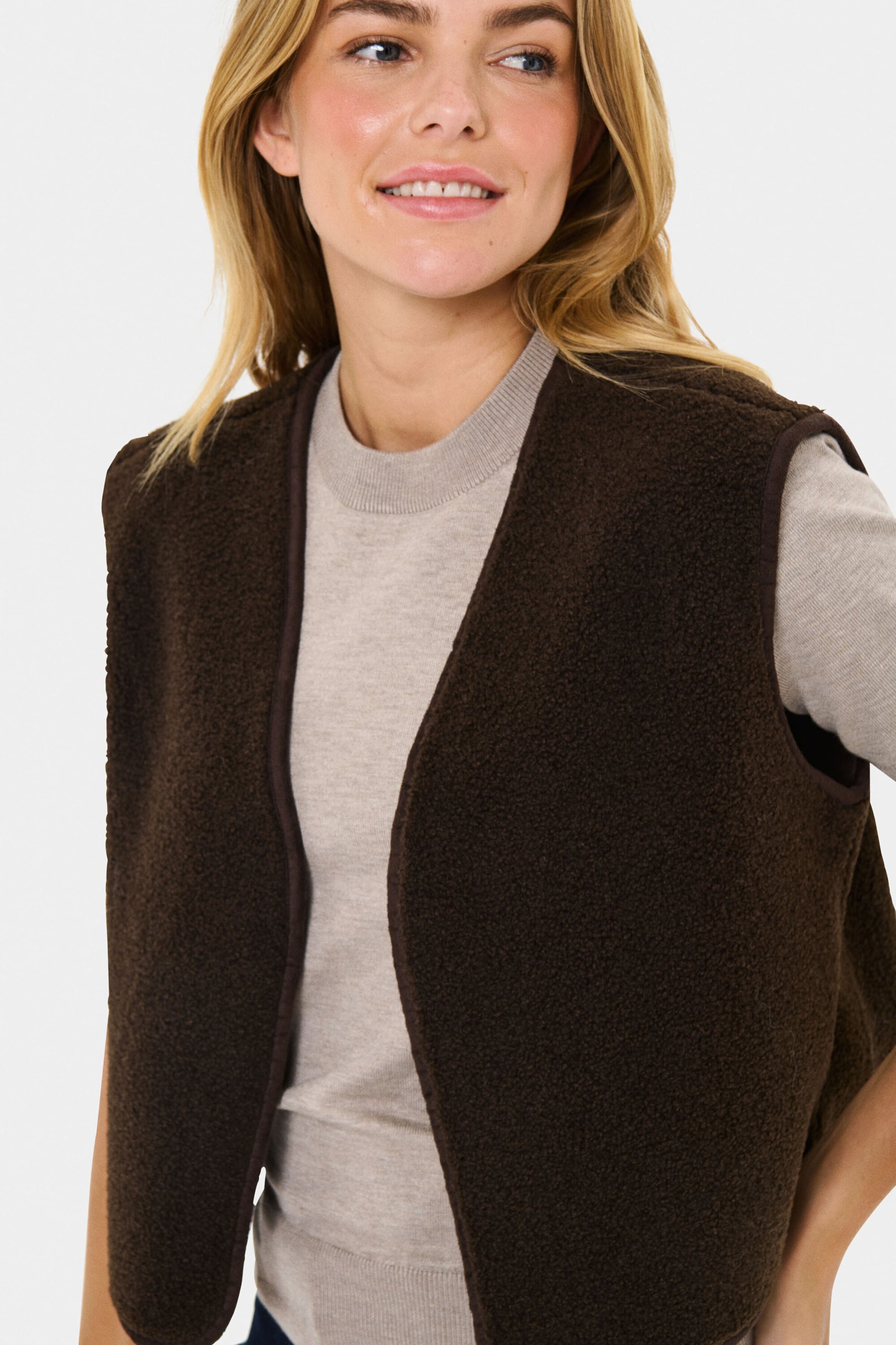 Gilet 'Icaria' SAINT TROPEZ en marron
