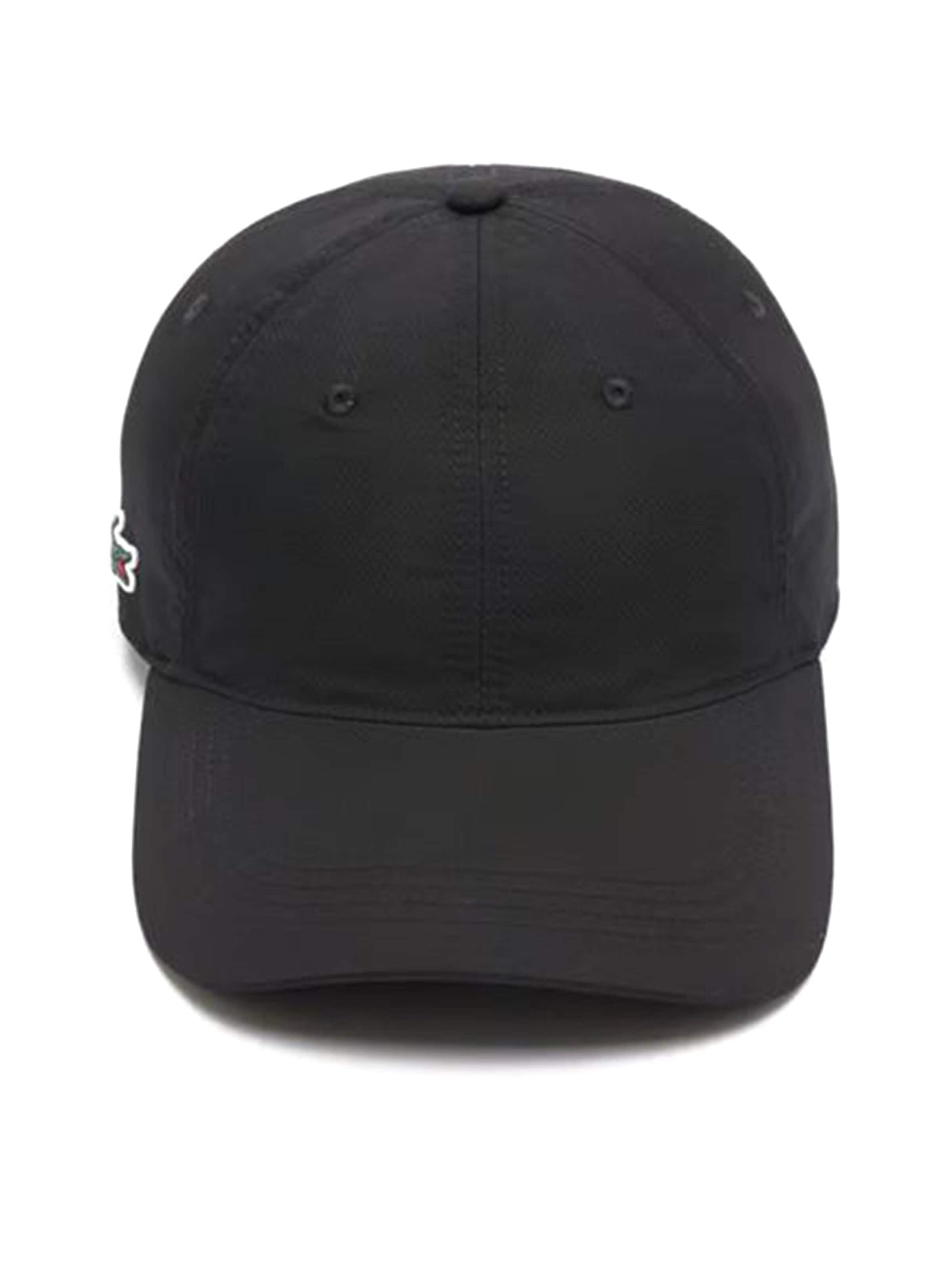 LACOSTE Cap 'CAP BLACK'‌‌‌‌‌‌ in Schwarz: Vorderseite