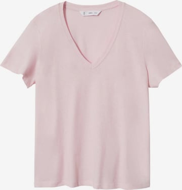 MANGO Shirt 'Luki' in Roze: voorkant