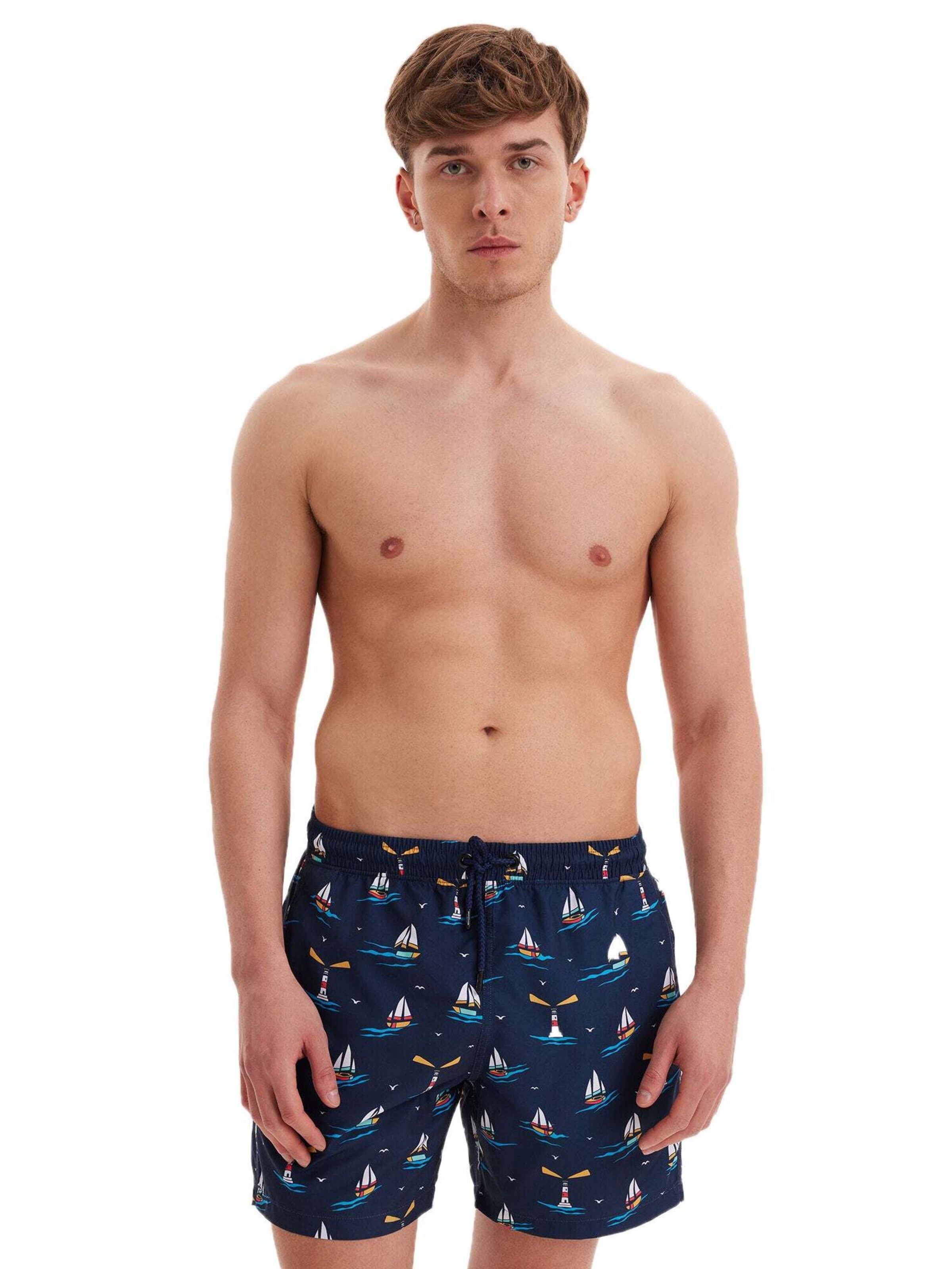 Shorts de bain WESTMARK LONDON en bleu : devant