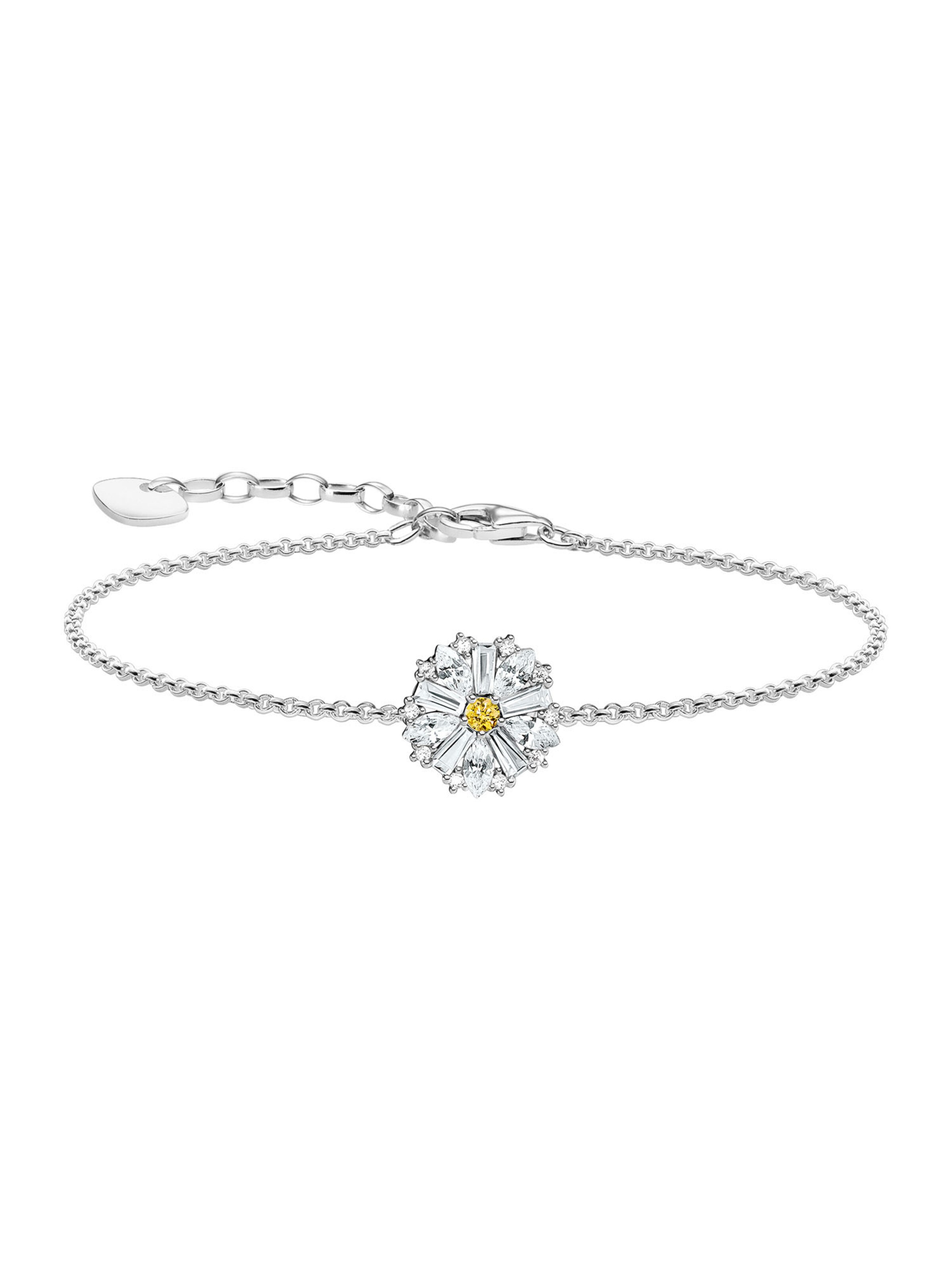 Thomas Sabo Armband 'Lovely Daisy' in Silber: Vorderseite