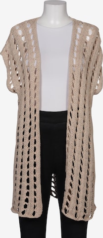 Frogbox Strickjacke L in Beige: Vorderseite