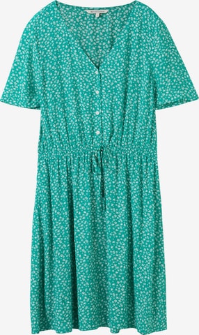 TOM TAILOR DENIM - Vestido em verde: frente