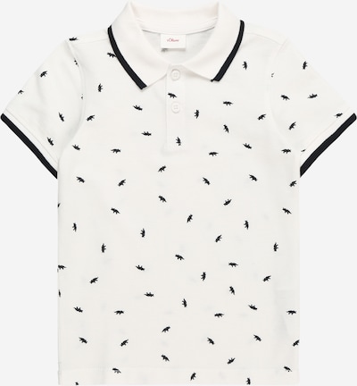 s.Oliver Poloshirt in schwarz / weiß, Produktansicht
