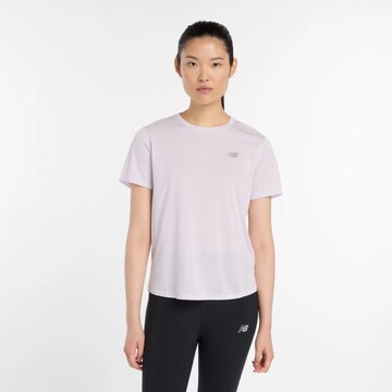 new balance Performance Shirt 'Athletics' in Pink: front