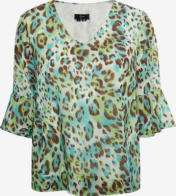 faina Blouse in Groen: voorkant