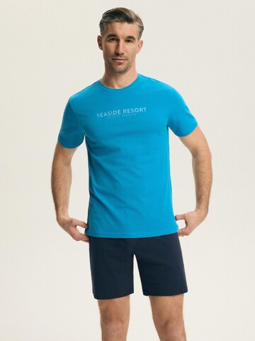 Henderson - Pijama corto 'Bey' en azul