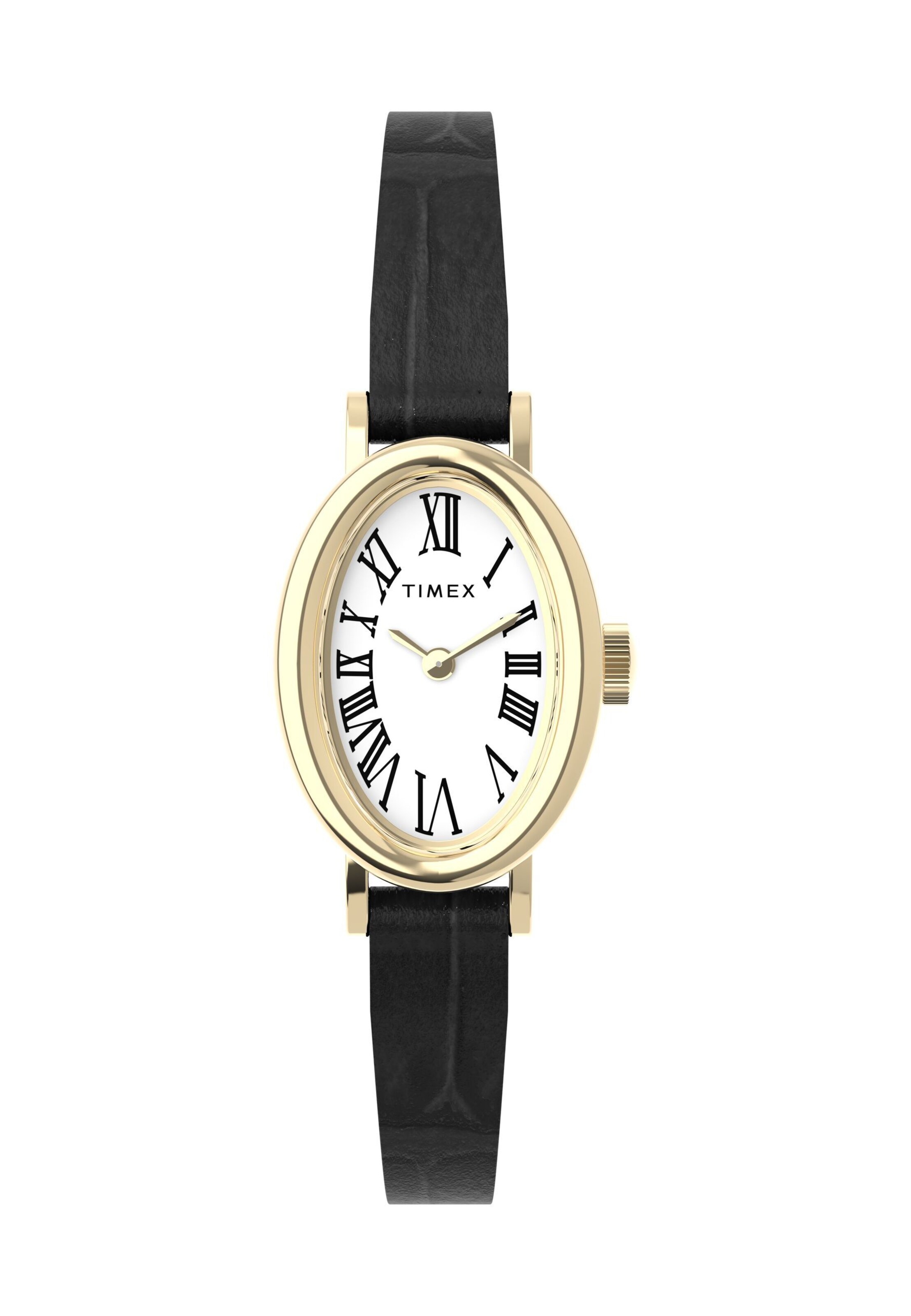 TIMEX Analoguhr 'Cavatina' in Schwarz: Vorderseite