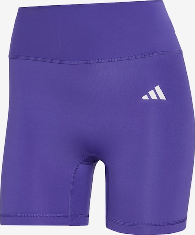 XXXS-XXS/įprastas ilgis dydžio Sportinės kelnės 'Optime Essentials' iš ADIDAS PERFORMANCE, spalva – violetinė-mėlyna / balta, Prekių apžvalga