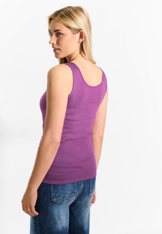 CECIL Top 'Linda' (GOTS) in Lila