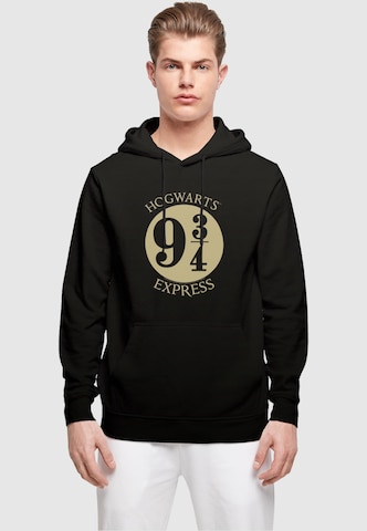 ABSOLUTE CULT Sweatshirt 'Harry Potter - Platform Chibi Gold Foil' in Schwarz: Vorderseite