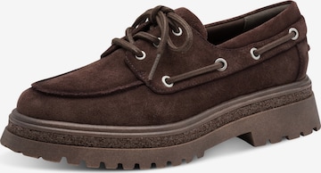 Mocassin Tamaris en marron : devant