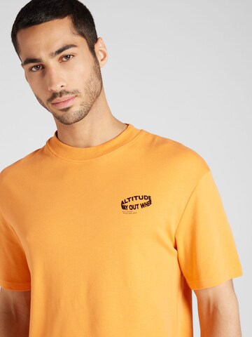 JACK & JONES - Camiseta 'THREAD' en naranja