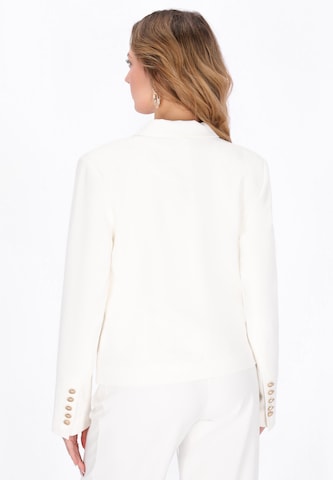 Blazer 'Festive' faina en blanc