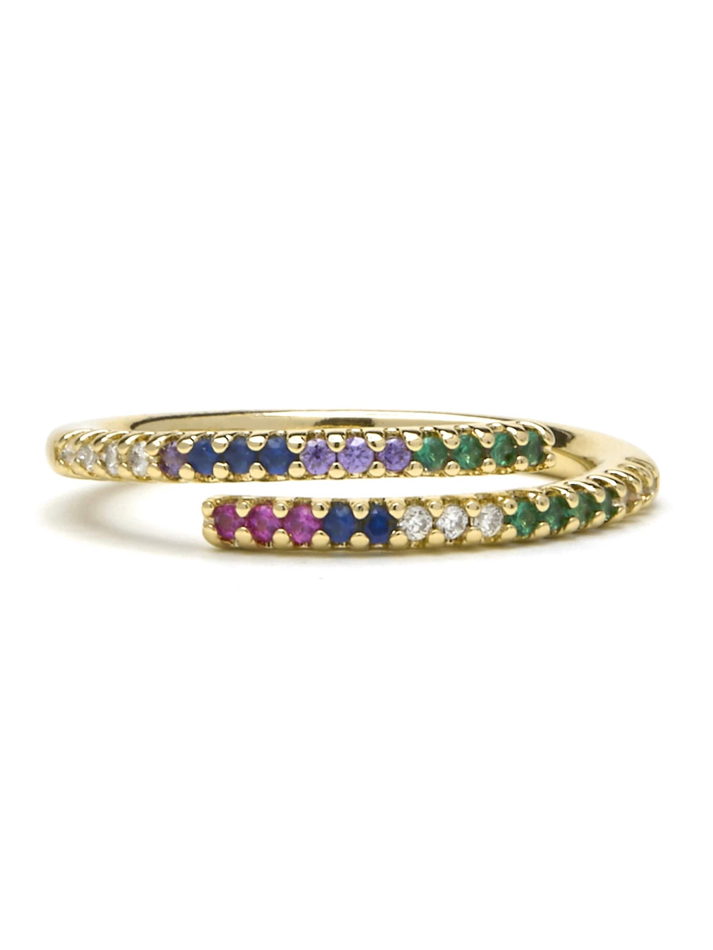 Luxenter Ring 'Tazel' in Gemengde kleuren