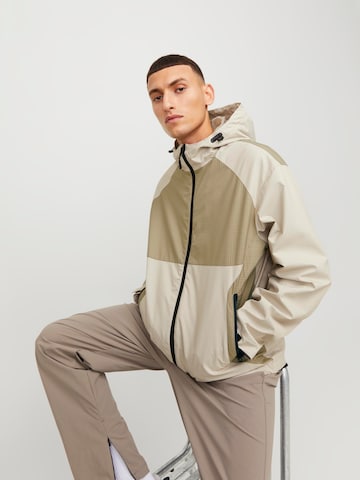 JACK & JONES Performance Jacket 'Thread' in Grey