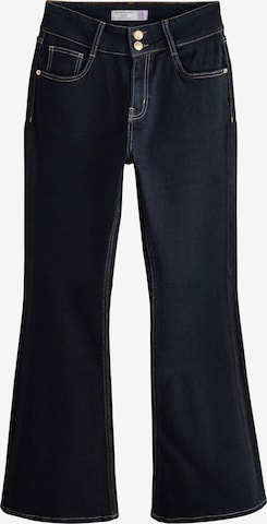 évasé Jean Next en bleu : devant