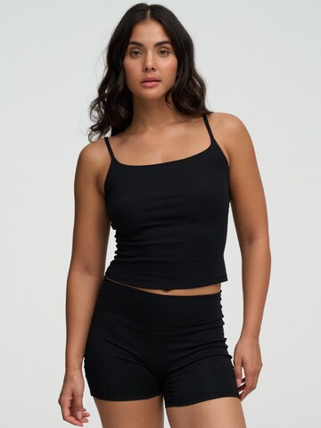 cfab (formerly creamy fabrics) Top 'Cami'‌‌‌‌‌‌‌‌ in Schwarz