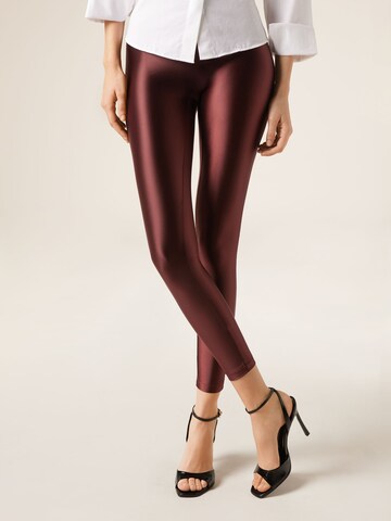 CALZEDONIA Skinny Leggings in Brown
