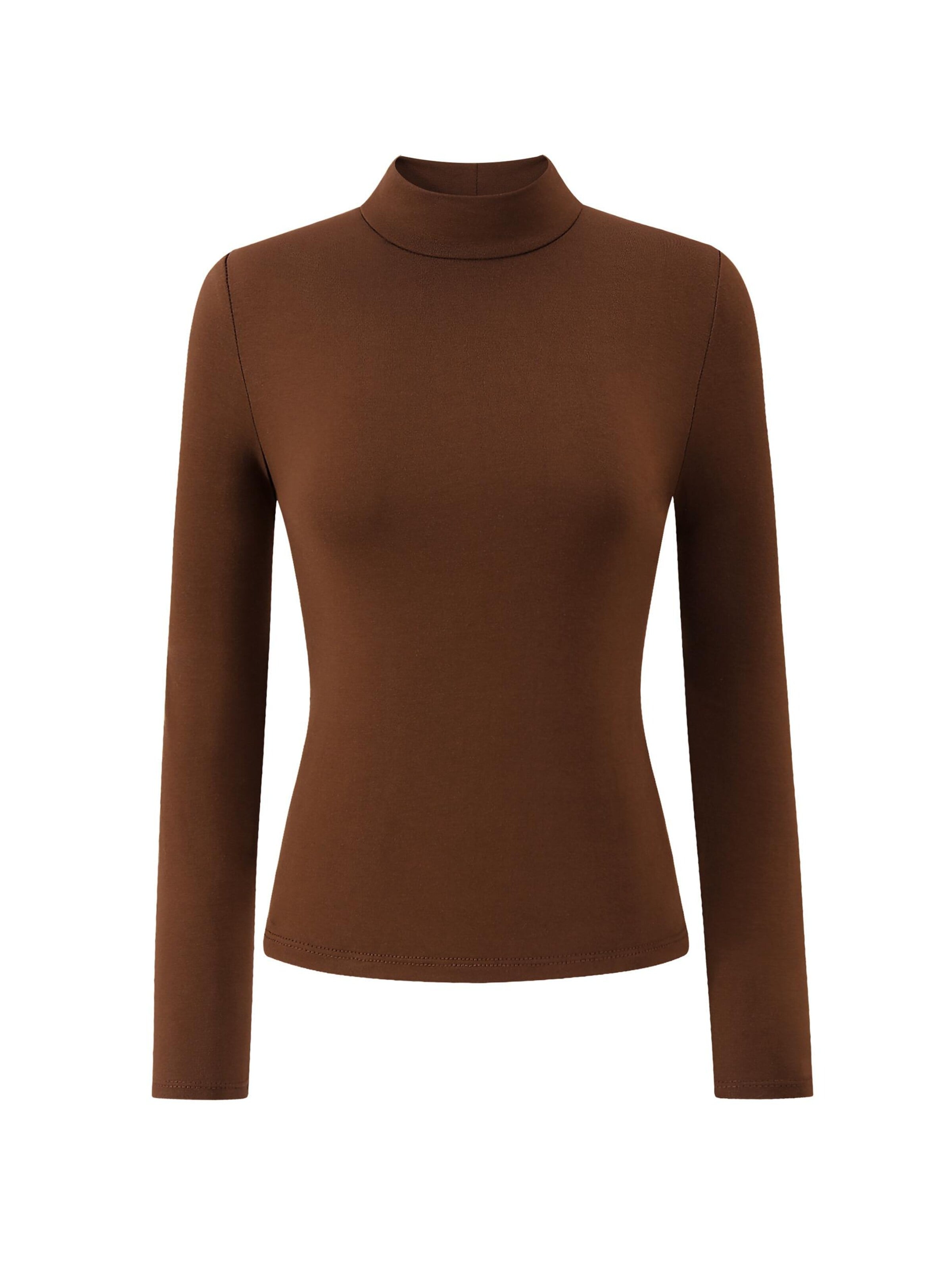 Maglietta di SASSYCLASSY in marrone: frontale