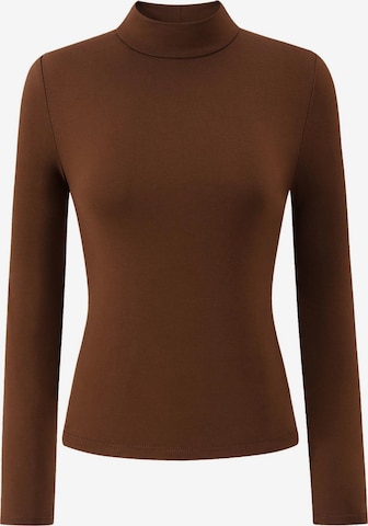 Maglietta di SASSYCLASSY in marrone: frontale