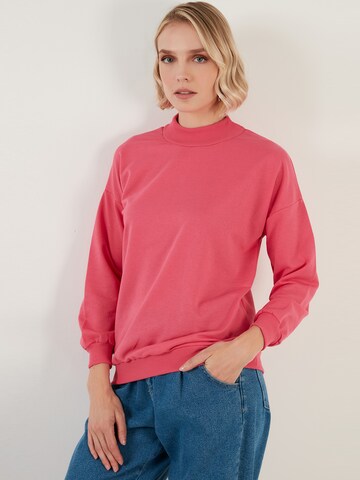 LELA Sweatshirt in Pink: front