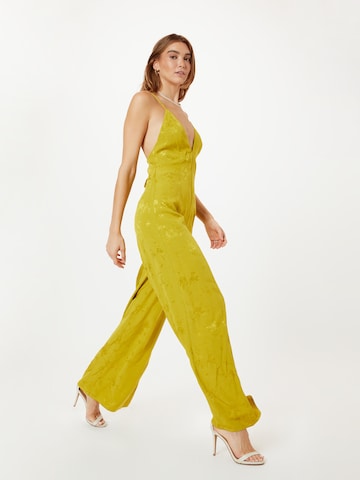 TOPSHOP Jumpsuit 'Cami' in Geel