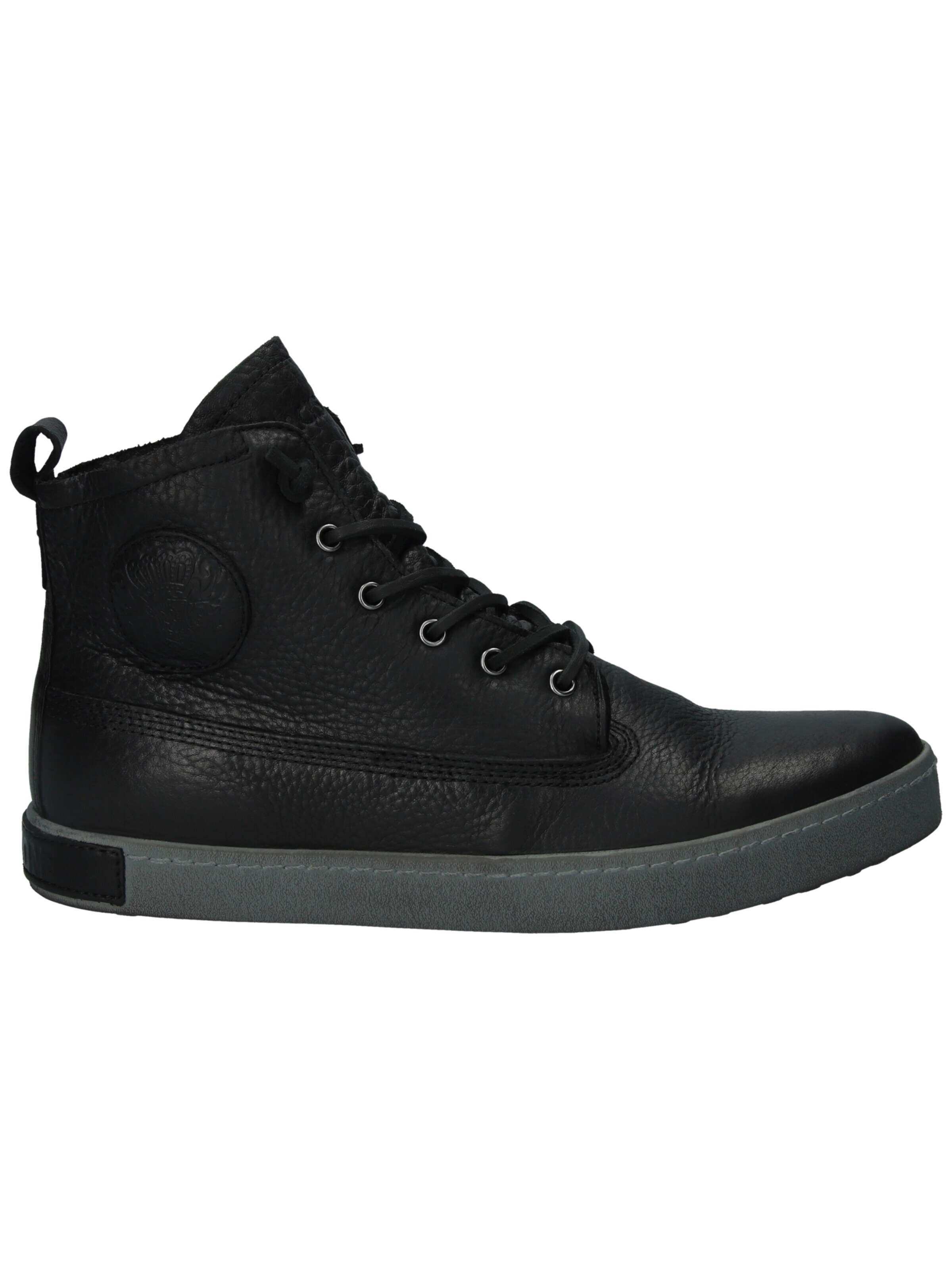 Sneaker alta 'ICON' di BLACKSTONE in nero: frontale