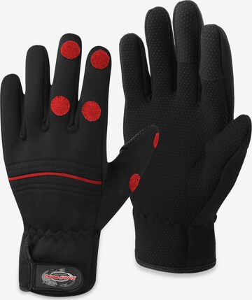 normani Athletic Gloves 'Tarpune' in Black: front