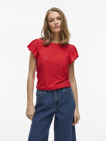 VILA Blouse in Red: front