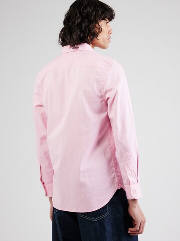 TOMMY HILFIGER Slim fit Ing 'FLEX' - rózsaszín
