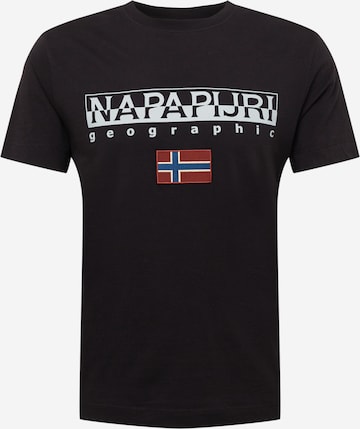 NAPAPIJRI Shirt 'AYAS' in Schwarz: predná strana