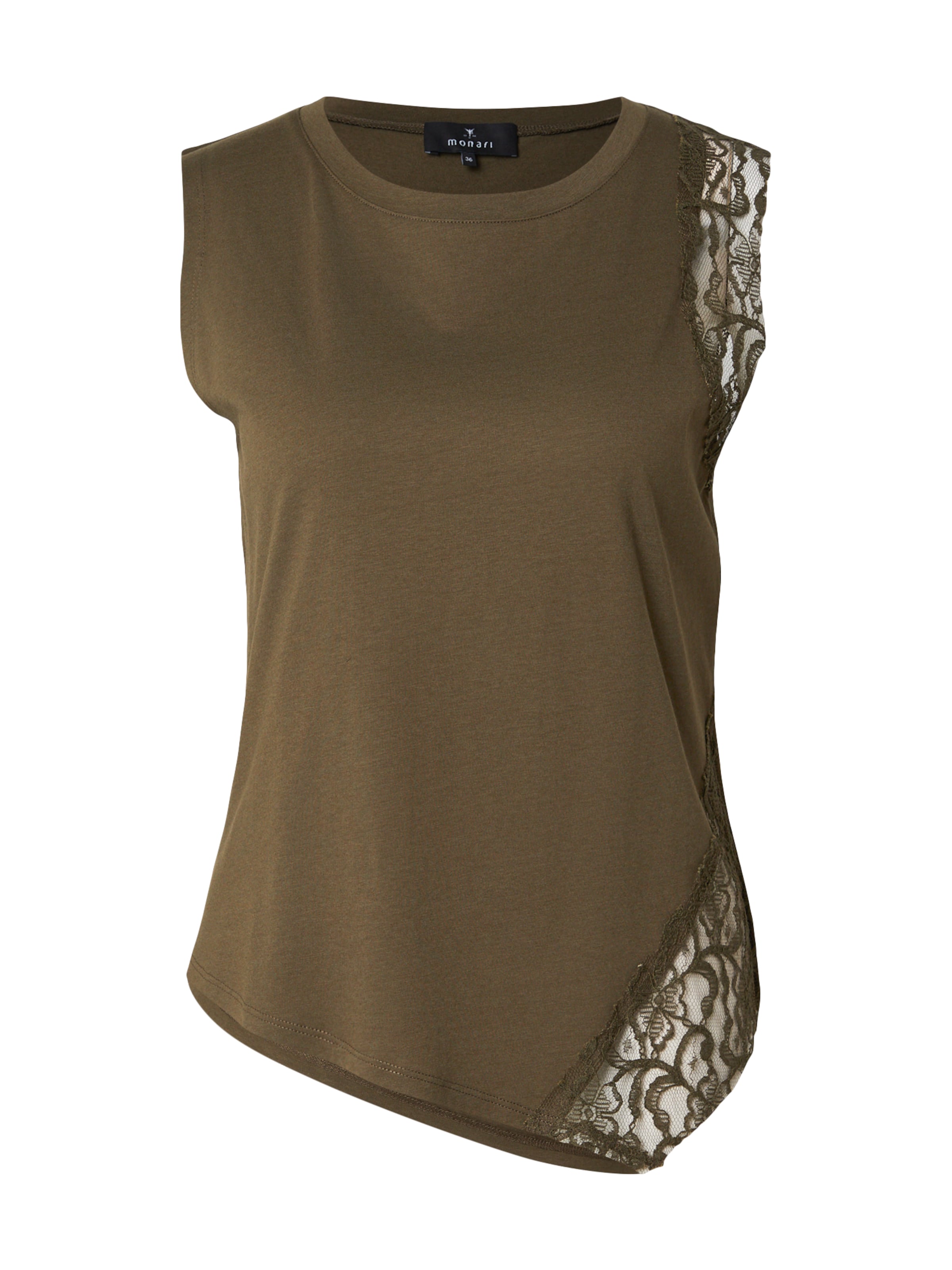 monari - Top em verde: frente